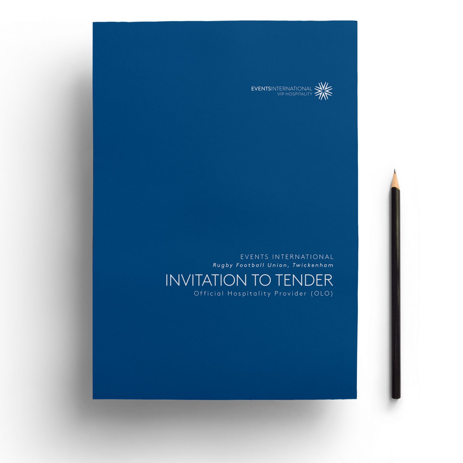 Events International RFU tender, front cover