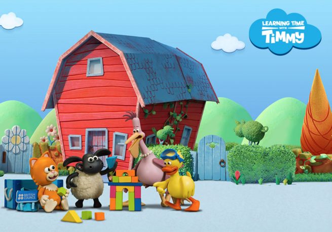 Aardman, Learning Time with Timmy website intro image